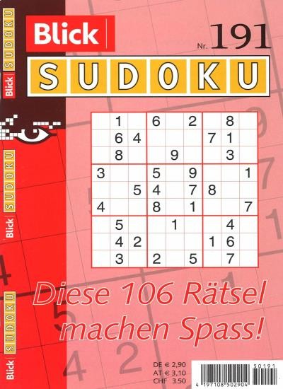 BLICK SUDOKU 191/2021