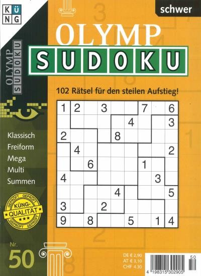 OLYMP SUDOKU 50/2020