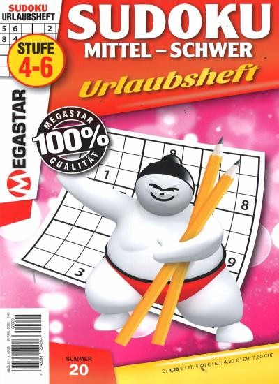 MEGASTAR SUDOKU MITTEL-SCHWER Abo