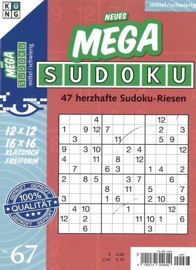 NEUES MEGA SUDOKU 67/2026