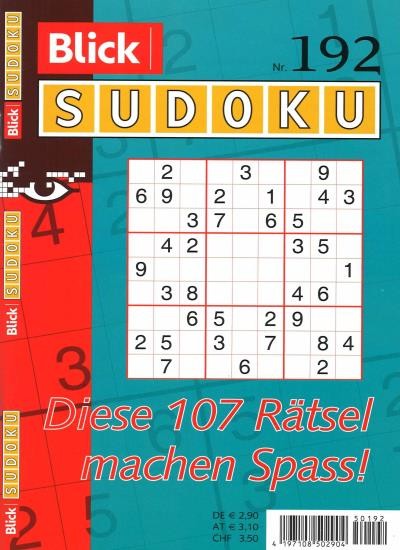 BLICK SUDOKU 192/2021