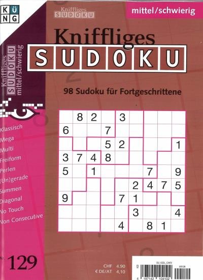 KNIFFLIGES SUDOKU 129/2026