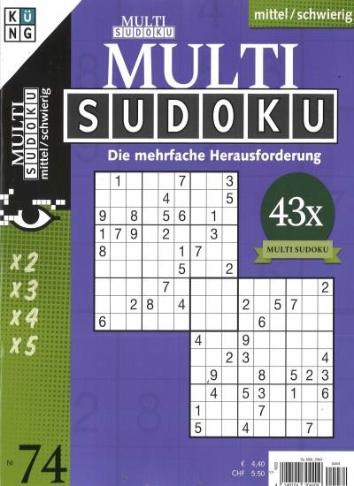 MULTI SUDOKU 74/2025