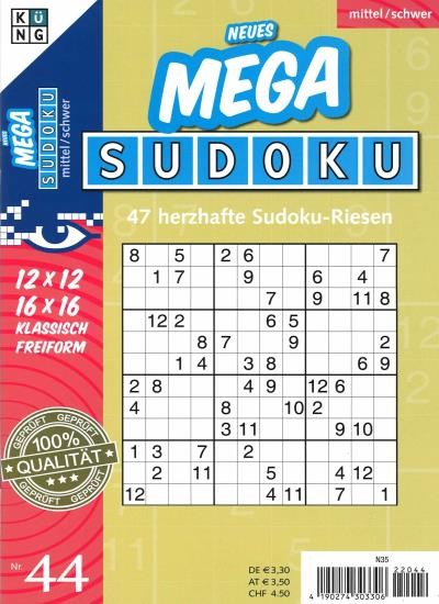 NEUES MEGA SUDOKU 44/2022