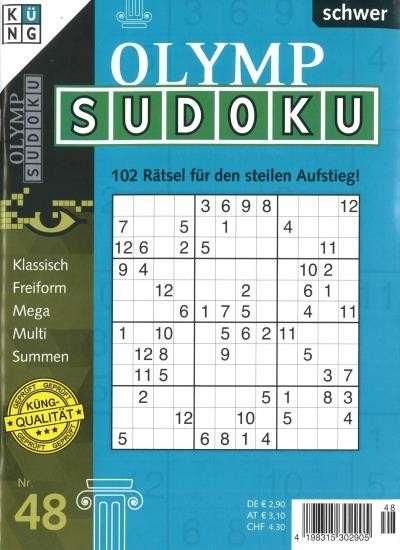OLYMP SUDOKU 48/2020