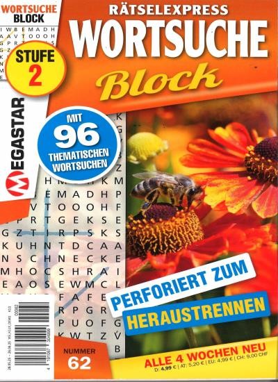 WORTSUCHE BLOCK 62/2025