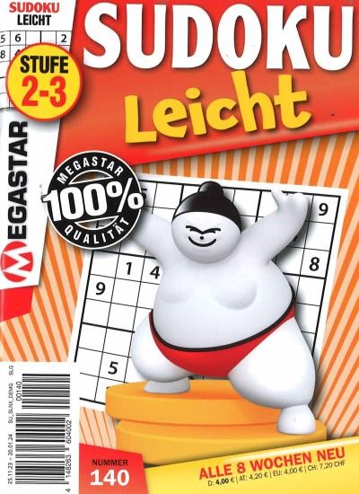 SUDOKU LEICHT 140/2023