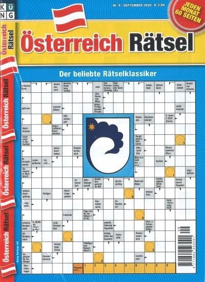 ÖSTERREICH RÄTSEL 9/2020
