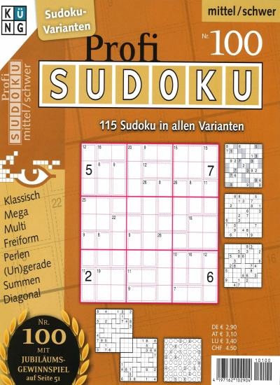 PROFI SUDOKU 100/2021