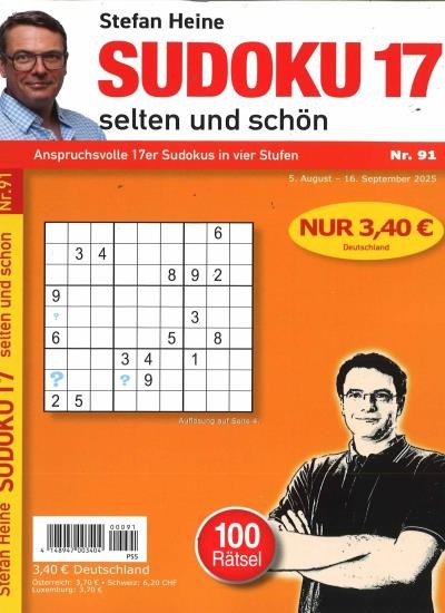 SUDOKU 17 91/2025