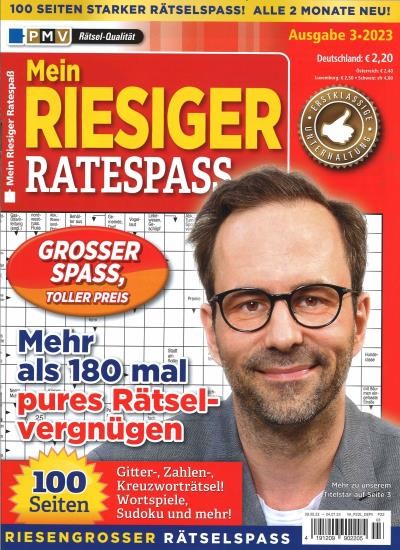 MEIN RIESIGER RATESPASS 3/2023