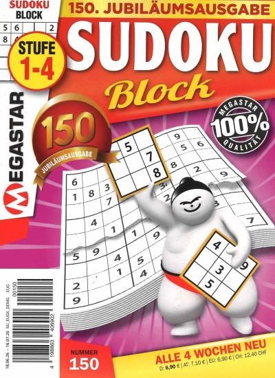 MEGASTAR SUDOKU BLOCK Abo