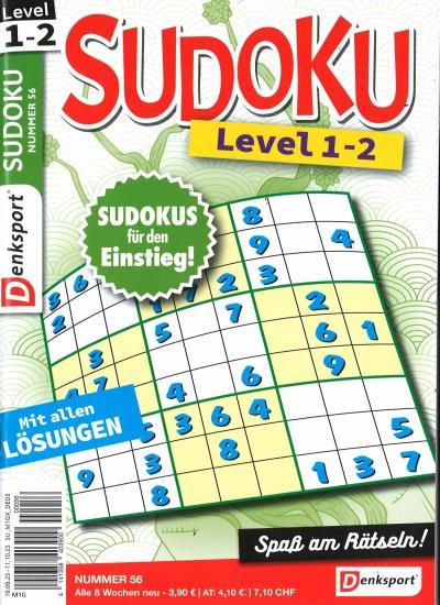 SUDOKU LEVEL 1-2 56/2025