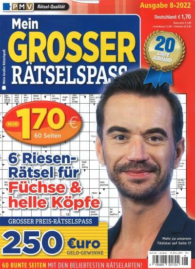 MEIN GROSSER RÄTSELSPASS 8/2022