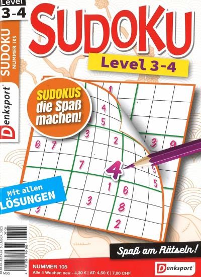 SUDOKU LEVEL 3-4 105/2026