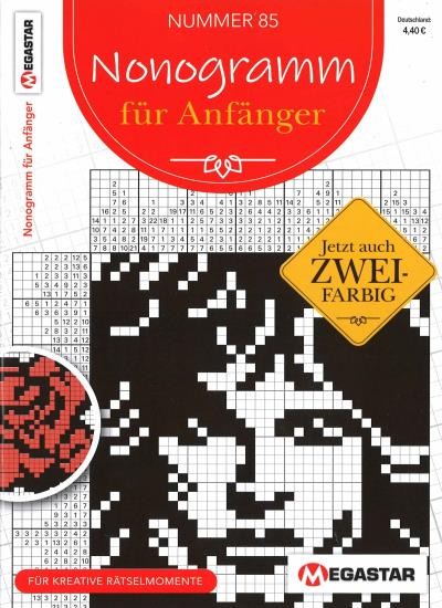NONOGRAMM FÜR ANFÄNGER 85/2022