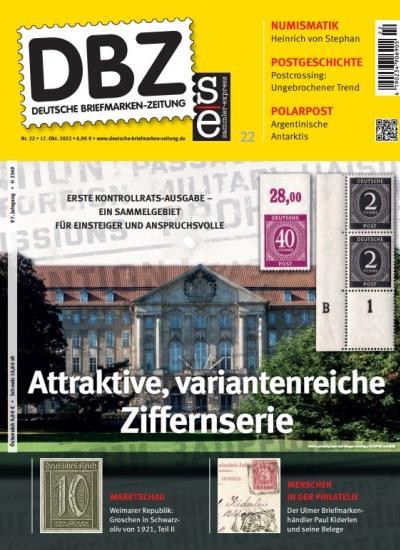 DBZ DEUTSCHE BRIEFMARKEN-ZEITUNG 22/2022