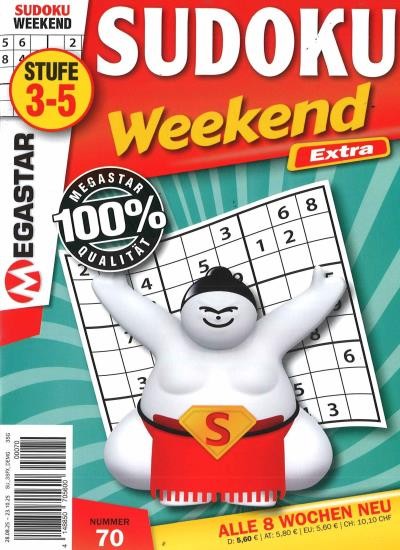 SUDOKU WEEKEND EXTRA 70/2025