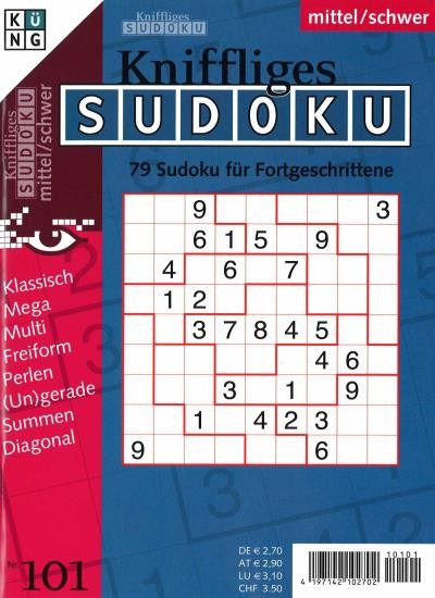 KNIFFLIGES SUDOKU 101/2021