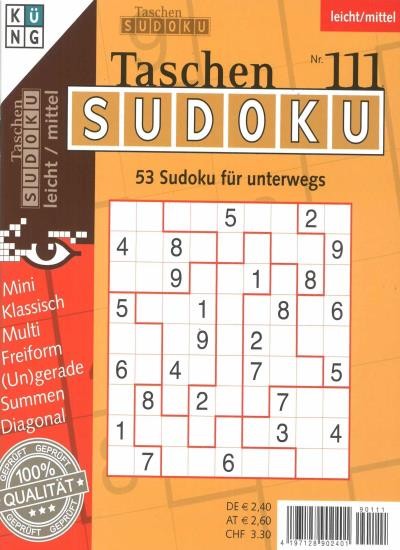 TASCHEN-SUDOKU 111/2020