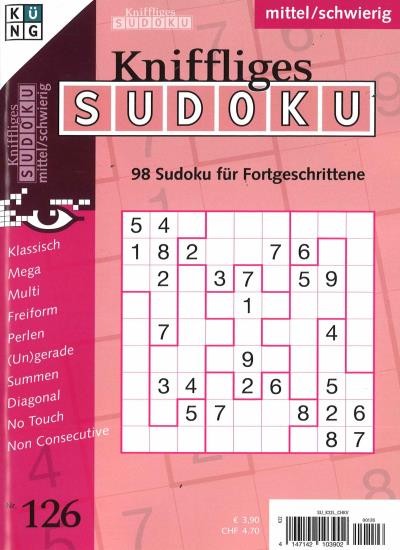 KNIFFLIGES SUDOKU 126/2025
