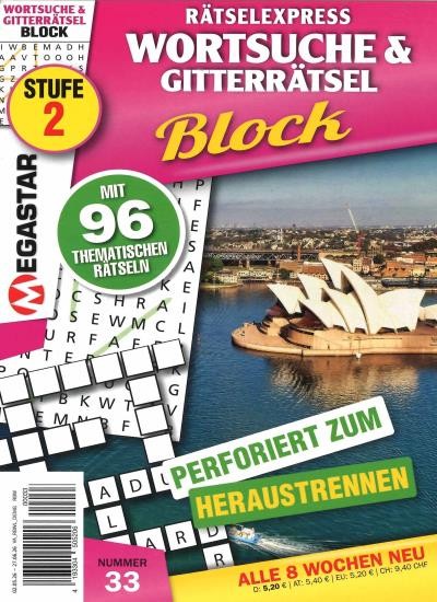WORTSUCHE & GITTERRÄTSEL BLOCK 33/2026