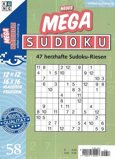 NEUES MEGA SUDOKU Abo