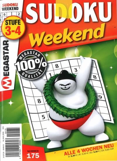 SUDOKU WEEKEND 175/2025