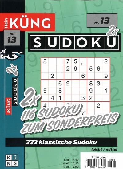 MEIN KUENG SUDOKU 2X 13/2026